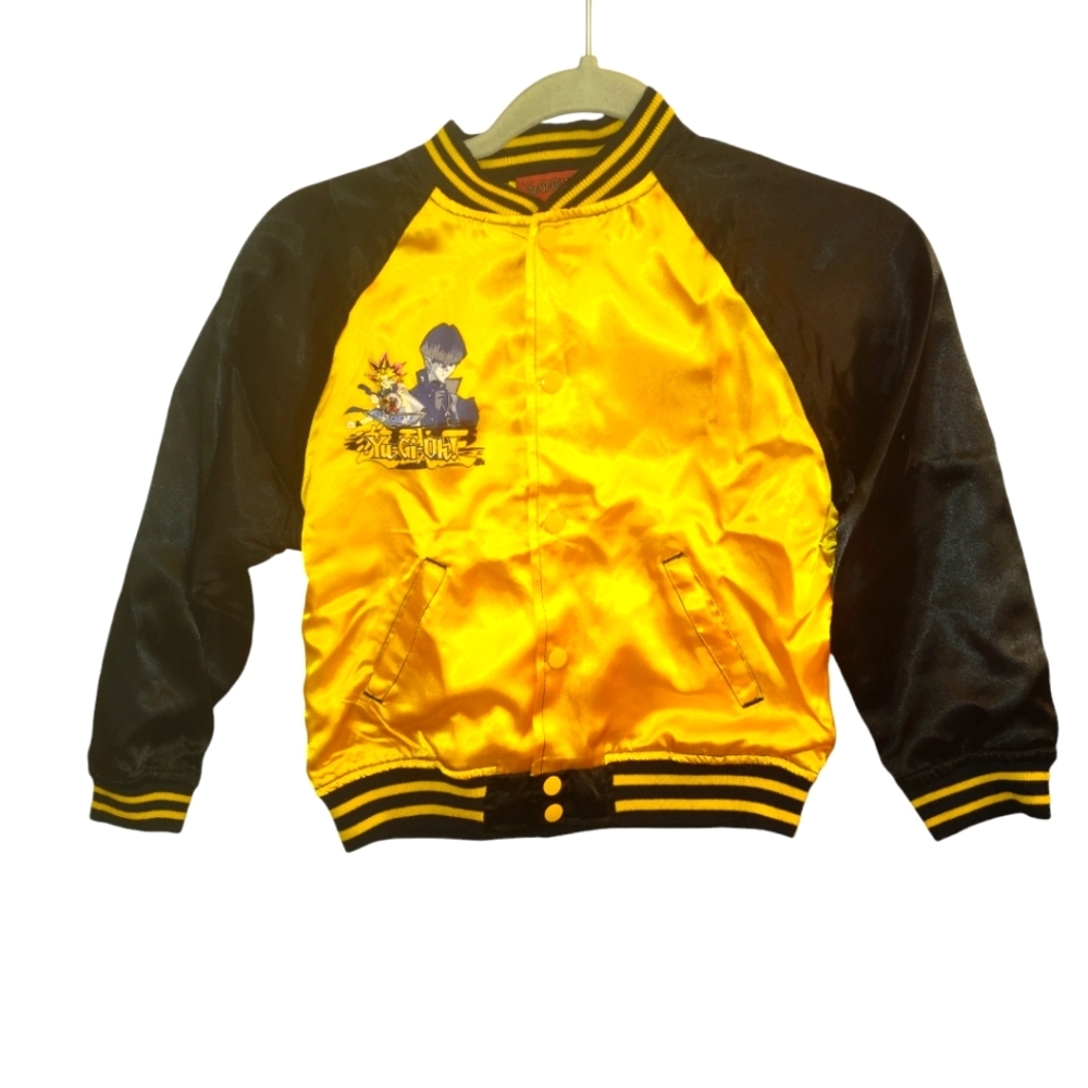 Vintage Youth Boys Small 6/7 Yu-Gi-Oh! Jacket Windbreaker 1996